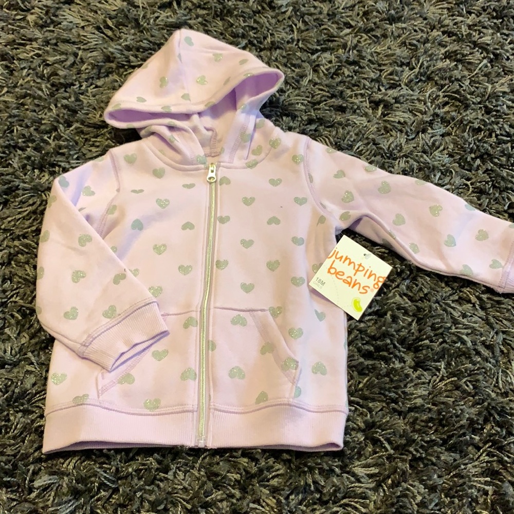 Sweatshirt with Hearts
